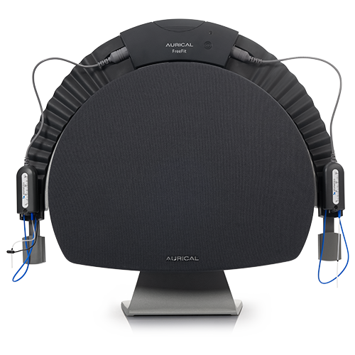 Aurical IQ Freefit real ear measurement system for hearing aid fitting.