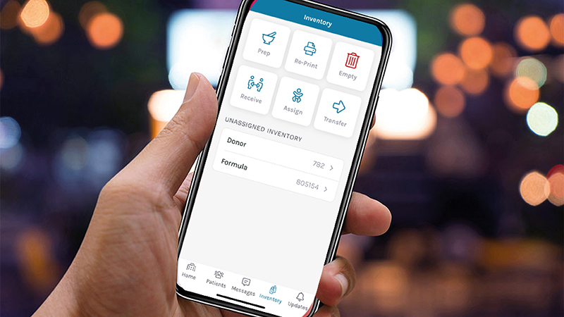 Keriton NICU feeding management software