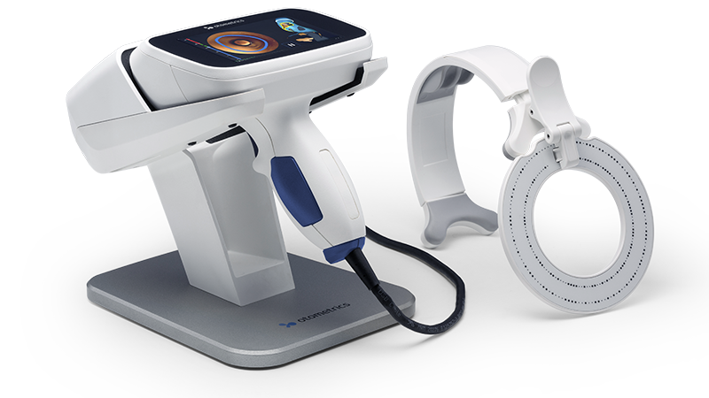 Otoscan cradle with headset
