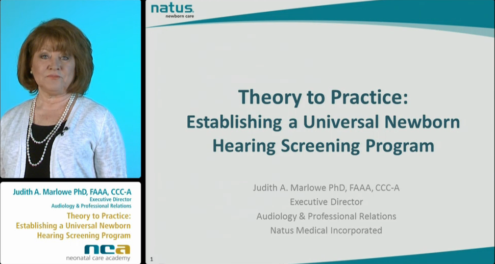 Establishing a Universal Newborn Hearing Screening Program